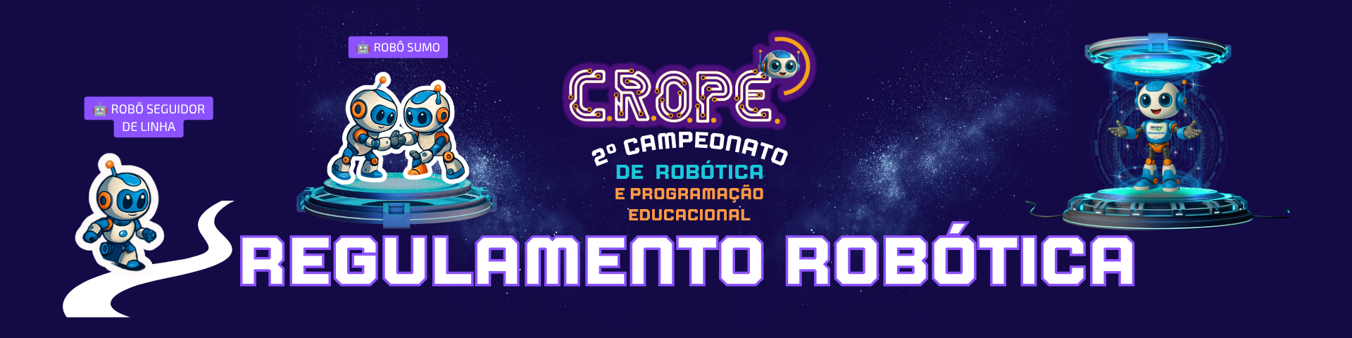 Banner Regulamento Robótica Educacional